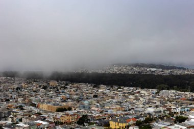 San Francisco şehri manzarası, CA USA