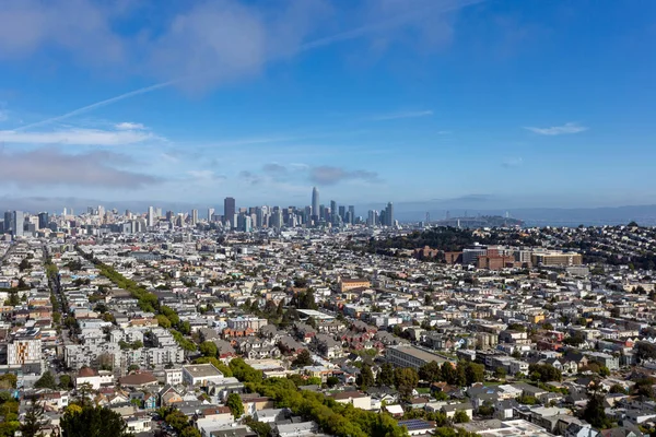 San Francisco şehrinin havadan görünüşü, CA USA