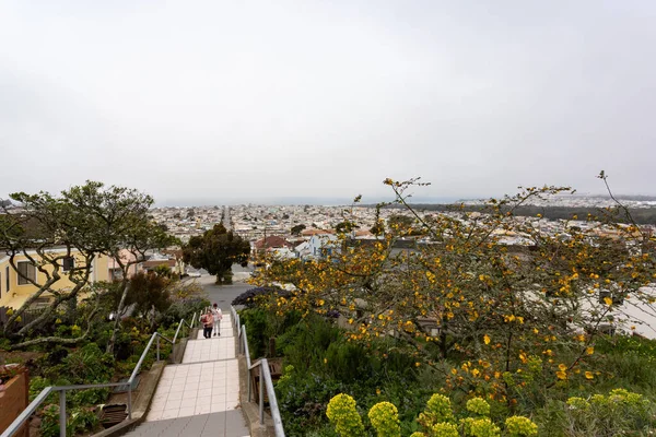 San Francisco, CA, ABD Parktaki merdivenler