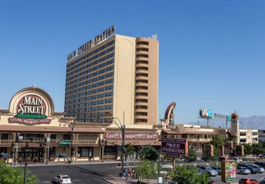 Las Vegas Nevada USA - Otel ve kumarhane manzarası