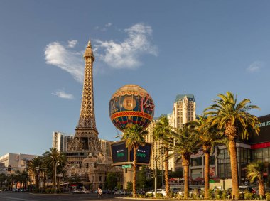 Las Vegas, Nevada, ABD - Otel ve kumarhane manzarası