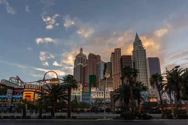 Las Vegas, Nevada, ABD - Otel ve kumarhane manzarası