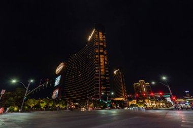 Las Vegas, Nevada, ABD - Otel ve kumarhane manzarası