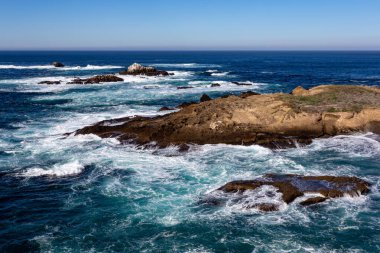 beautiful landscape of the mediterranean ocean in portugal