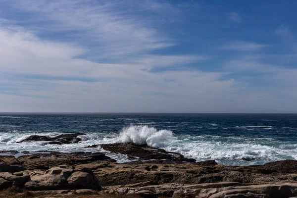 Waves Shore Ocean Beautiful Sea — Stockfoto