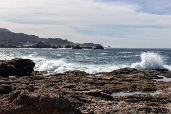 Bella Vista Sulla Costa Del Mare — Foto Stock