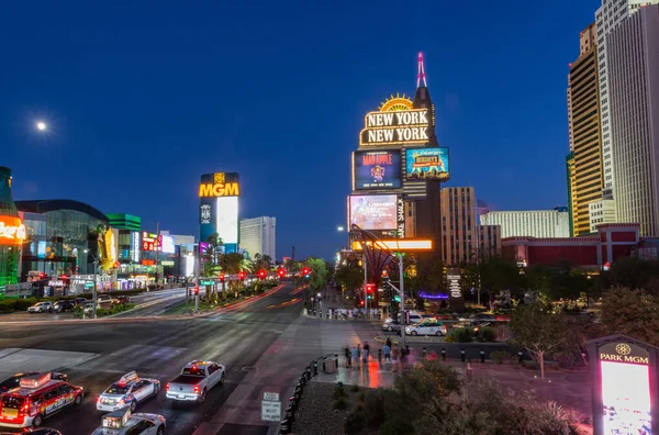 Nacht Uitzicht Stad Las Vegas Nevada Ons — Stockfoto