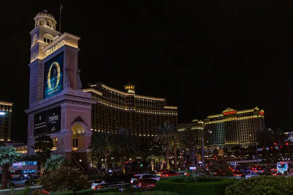 Night View City Las Vegas Nevada — Stockfoto