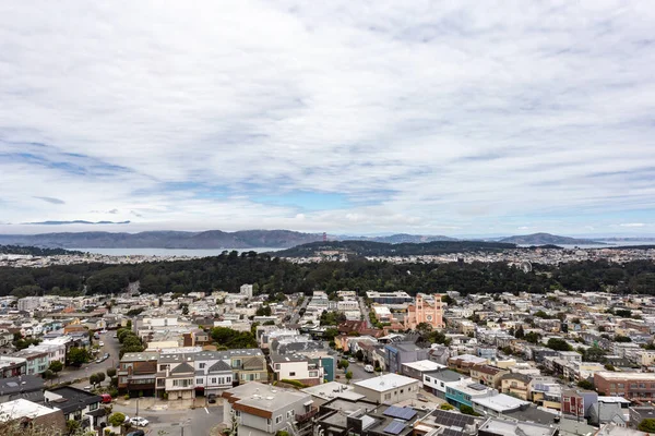 Aerial View City San Francisco — Stockfoto