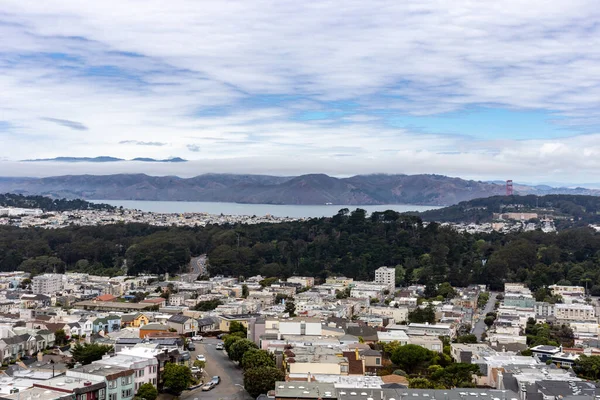 Aerial View City San Francisco — Fotografia de Stock
