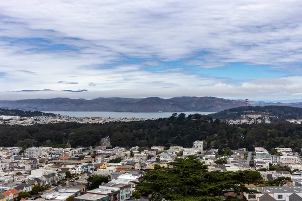 Aerial View City San Francisco — Stok fotoğraf