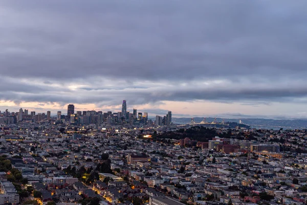 Aerial View City San Francisco Usa — стокове фото