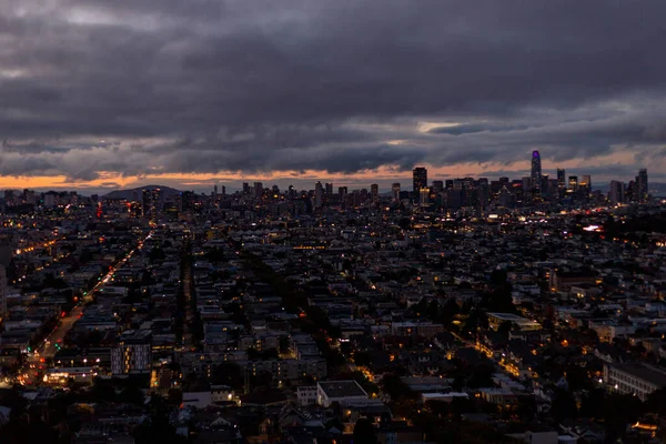 Aerial View City San Francisco Usa — Stockfoto
