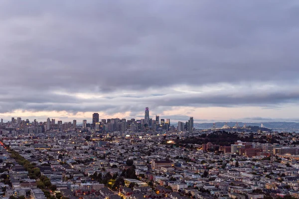 a view on the city of san francisco, ca