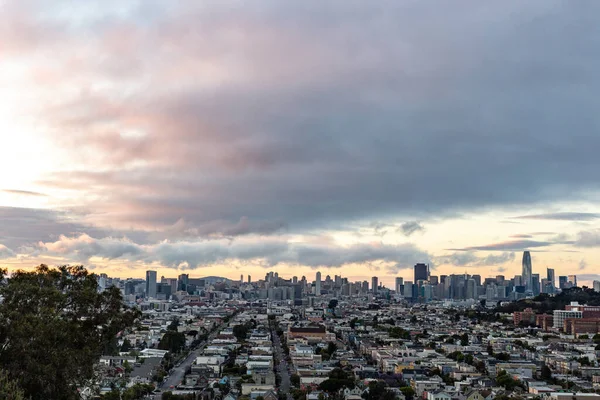 Aerial View City San Francisco — 图库照片