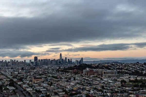 Aerial View City San Francisco Usa — стокове фото