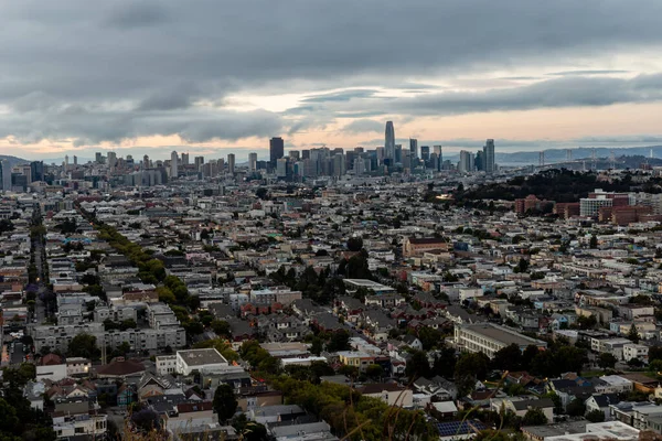 Aerial View City San Francisco Usa — Stock fotografie