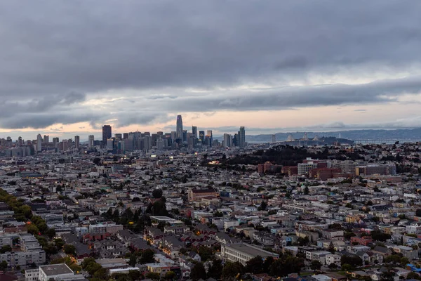 Aerial View City San Francisco Usa — Foto de Stock