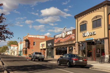street view of the city of elko nevada usa