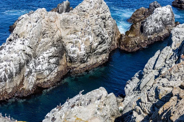 伊斯拉尔岛北部地中海的岩石海岸 — 图库照片