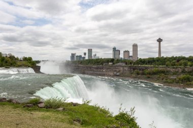 the view of the niagara falls, new york USA