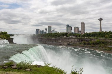 the view of the niagara falls, new york USA