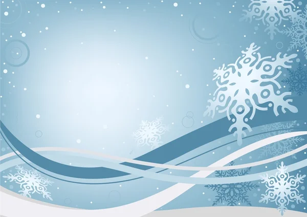 Winter Christmas Background — Stock Vector