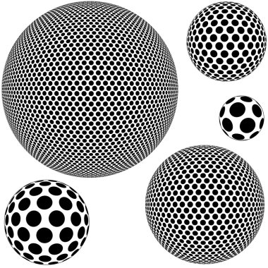 Dotted Sphere clipart