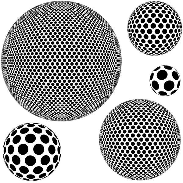 Dotted Sphere — Stock Vector