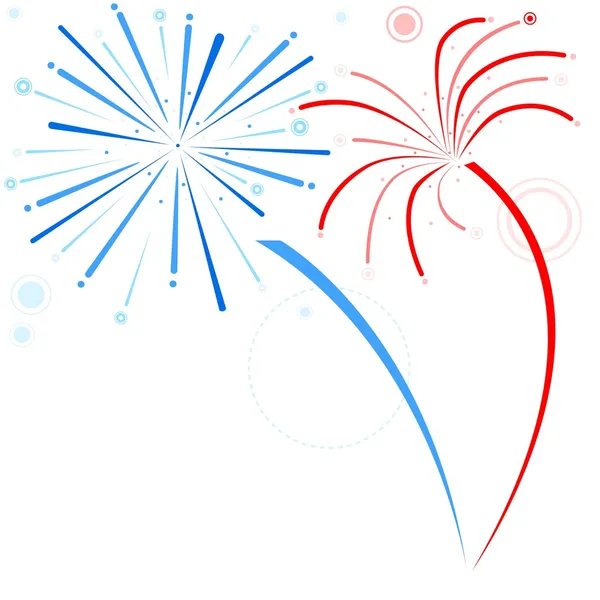 Fireworks — Stock Vector