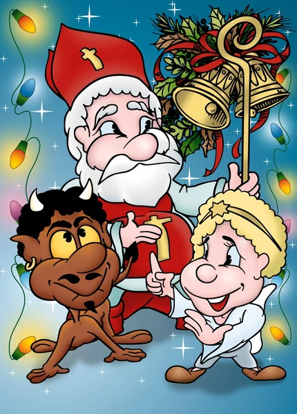 Kerst cartoon — Stockfoto