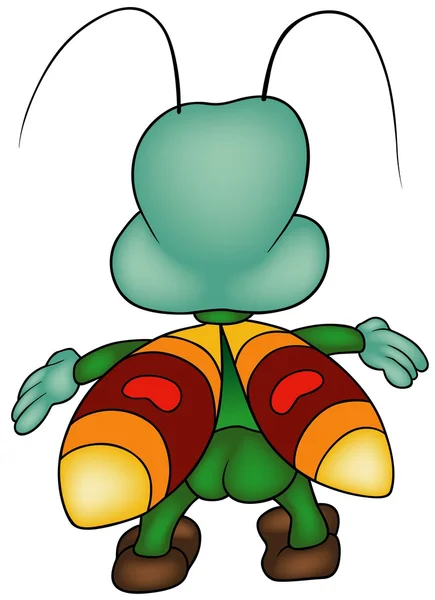 Bug จากด้านหลัง — ภาพเวกเตอร์สต็อก