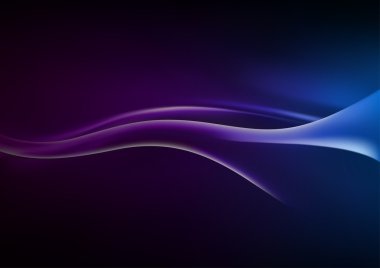 parlayan soyut dalga