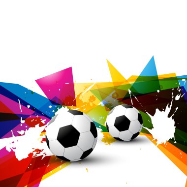 vektör renkli futbol