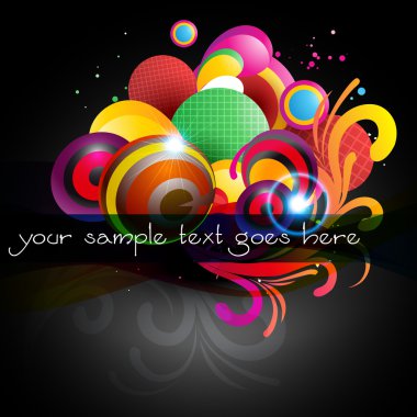 Soyut renkli arkaplan