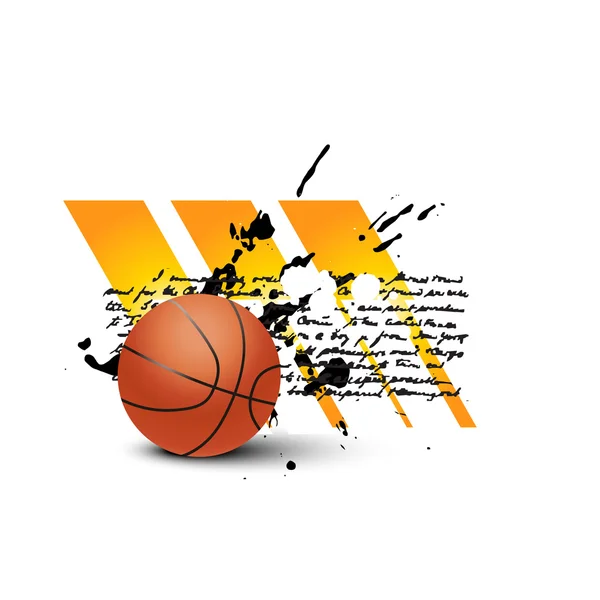 Vektor-Basketball — Stockvektor