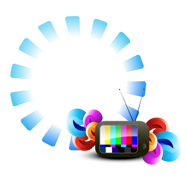 Vectoriel tv design abstrait — Image vectorielle