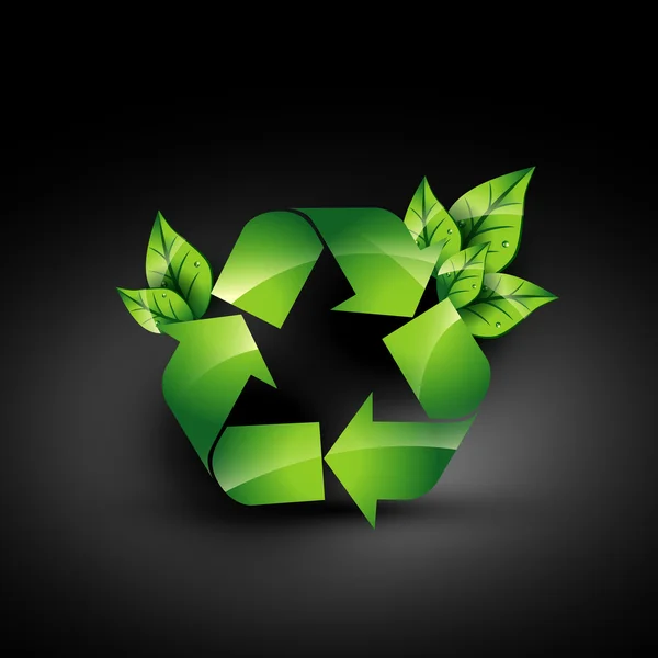 Icône de recyclage — Image vectorielle