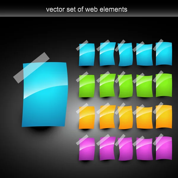 Páginas vectoriales brillantes — Vector de stock