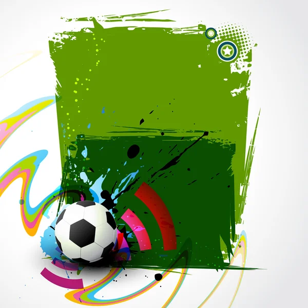 Futebol Vector — Vetor de Stock