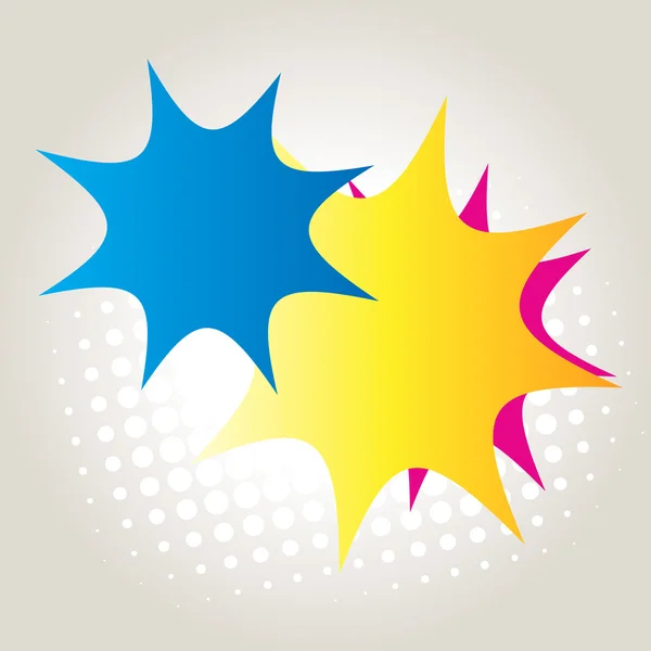 Abstract colorful star — Stock Vector