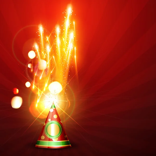 Fuegos artificiales Diwali — Vector de stock