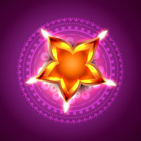 Fond de Diwali — Image vectorielle