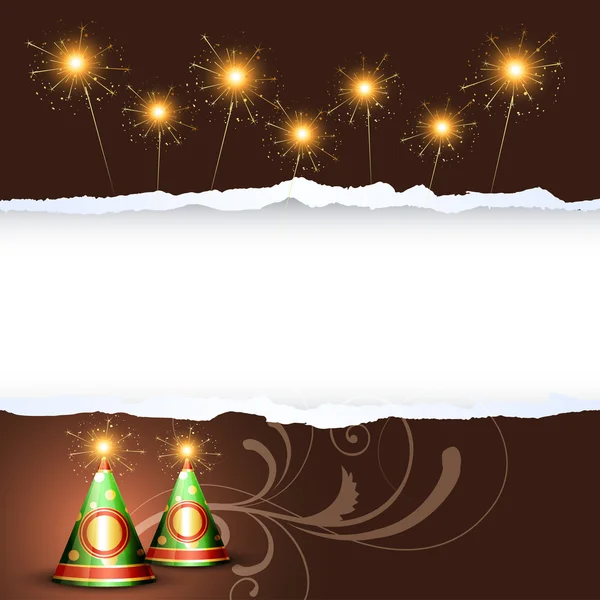 Diwali crackers — Stockvector