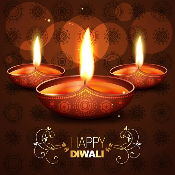 Vector diwali achtergrond — Stockvector