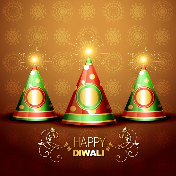 Diwali crackers — Stockvector