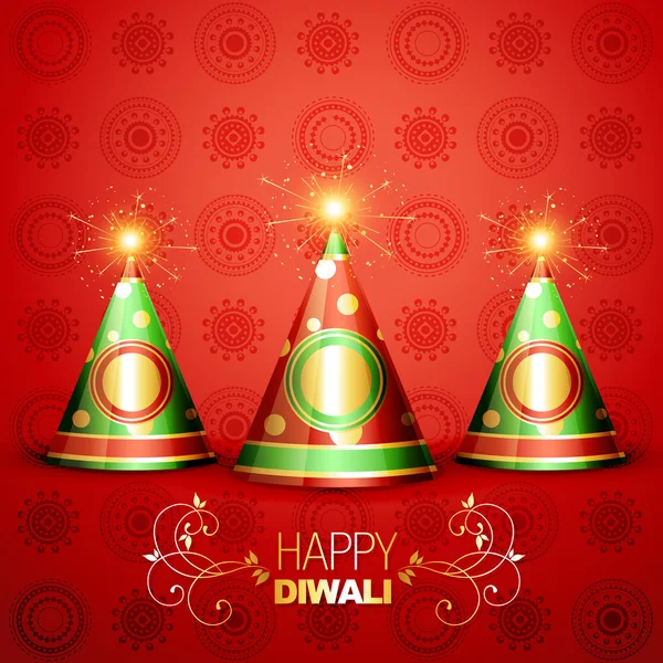 Galletas diwali brillantes — Vector de stock