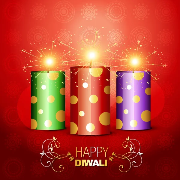 Krakersy Diwali — Wektor stockowy