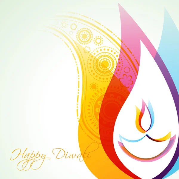 Fondo diwali creativo — Vector de stock