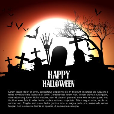 Cadılar Bayramı tasarım vektör